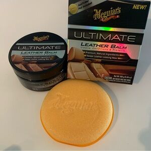 Meguiar’s Ultimate LEATHER BALM NEW! / includes Applicator pad 5.64 ounces